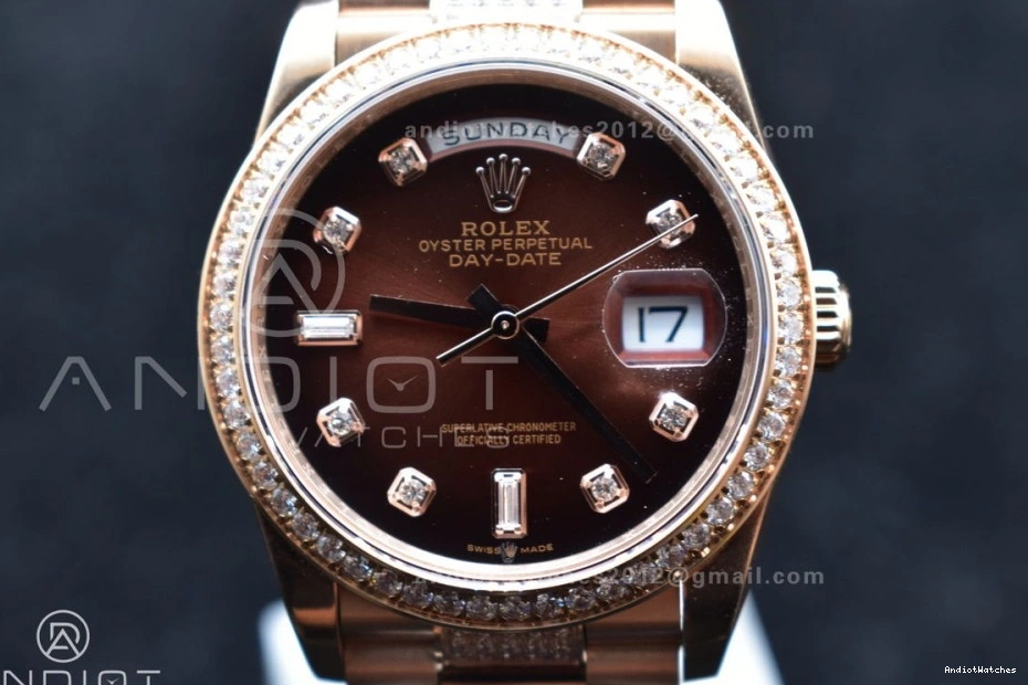 DayDate V RG Trendsetting A2836 Best Bracelet 36 666 Version President BPF On 1219